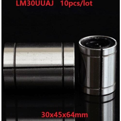 10pcs/lot LM30AJ LM30UUAJ 30mm adjustable AJ type linear ball motion bearings bush bushing CNC 30x45x64 mm