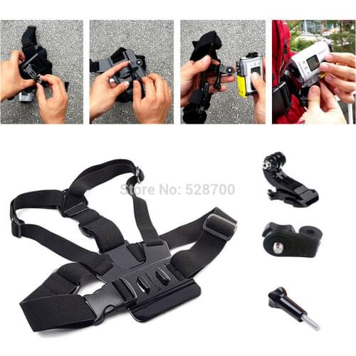 Accessories Chest Strap Belt Mount for GoPro Sony X3000 X1000 AS300 AS200 AS100 AS50 AS30 AS20 AS15 AS10 RX0 AZ1 mini Action Cam