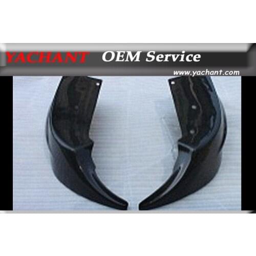 Car-Styling Carbon Fiber Rear Bumper Corner Pcs Fit For 2004-2007 Subaru Impreza WRX 8-9th Type A Style Rear Bumper Caps