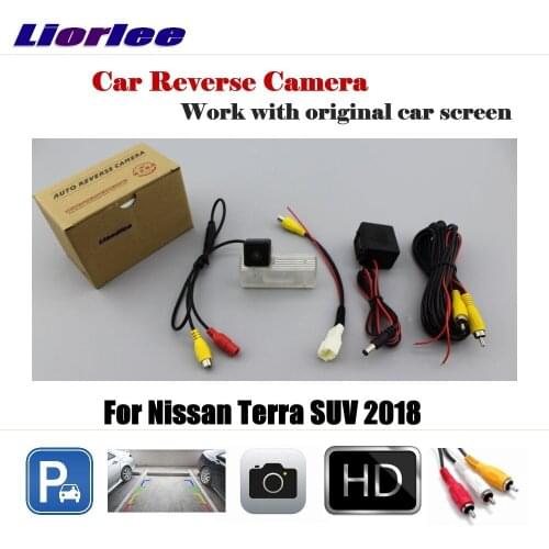 Car Reverse Rearview Camera For Nissan Terra SUV 2018 Original Screen / HD CCD Backup Parking CAM