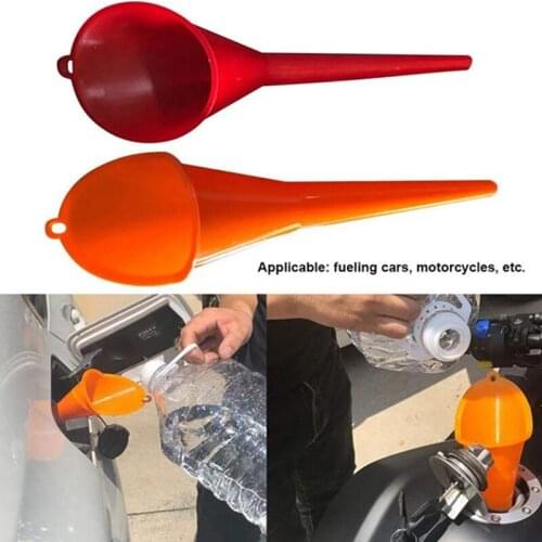 Car Refueling Funnel Gasoline Engine Oil Additive Motorcycle Farm Machine Funnel Long Funnel