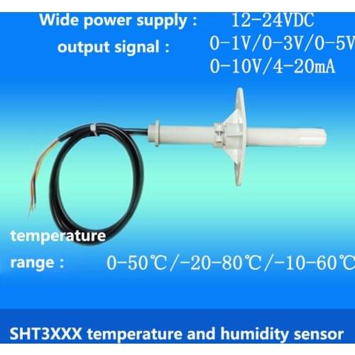 1pc temperature sensor for water heating irrigation farmland garden industry waterproof temperature humidity sensor SHT30/31/35