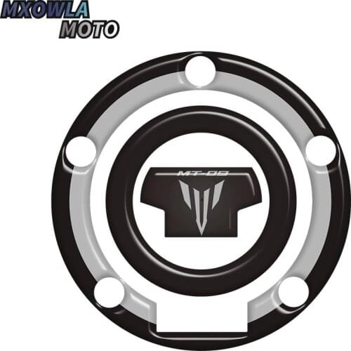 For MT FZ 01 03 07 09 10 MT Tank Pad Decorative Protector Carbon Fiber Fuel Tank Cover Protection Sticker MT logo