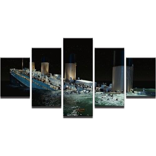 Canvas Art HD Printed Painting Modular Girl Pictures Home Decor Photo Frame 5 Panels Indian Figure Women Poster Wall