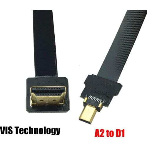 HDMI TO Micro HDMI A2 to D1 Type Plug Male-Male HDMI FFC Length 30cm Cable for Raspberry Pi4 SLA printer Thingiverse TOS
