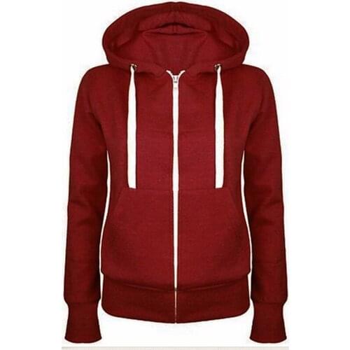 Classic Women Hoodies Spring Autumn Zipper Hooded Sweatshirts Tie Collar Hoody Jacket Womens Coat Pockets Outerwear