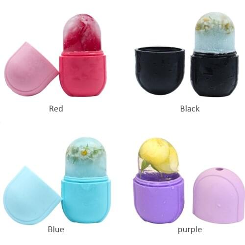 Facial Beauty Lifting Roller Mold Ice Cube Trays Gua Sha Face Massager Remove Fine Lines Shrink Pores Reduce Skin Care Tools