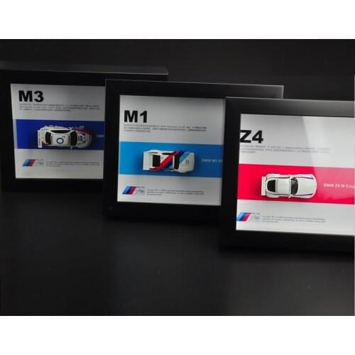 Model ART 1:64 BMW M1 Z4 Picture Frame Simulation Model CA