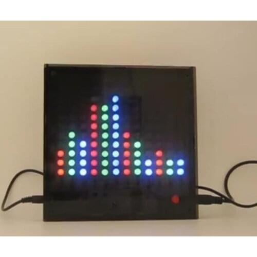 DIY kits 12*11 Audio Spectrum Analyzer Audio Indicator Voice Control Matrix LED Electronic DIY Kits