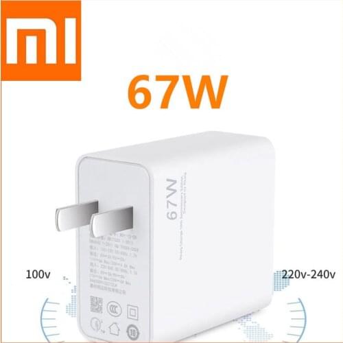 Original Xiaomi Mi 67W Turbo Fast Charger 6A USB Type C Cable for Xiaomi 11 Pro & Xiaomi 11 Ultra 36 Minutes Fully Charged