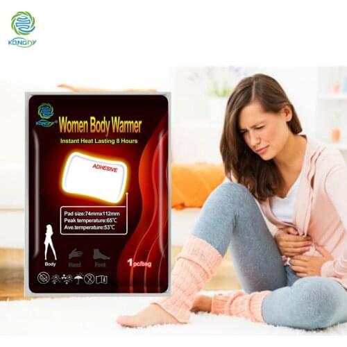 KONGDY Menstrual Cramps Relief Warm Pad Winter Heating Pad 10 pcs/lot Adhesive Body Warmer Sticker Warm Patch for Back Pain