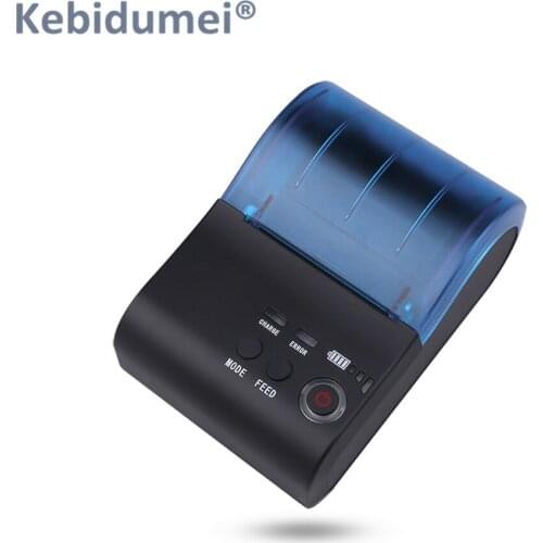 Bluetooth Portable Mini Thermal Printer 58mm Tag Price Sticker Bar Code Label Printer Receipt For Commercial Shop Factory Use
