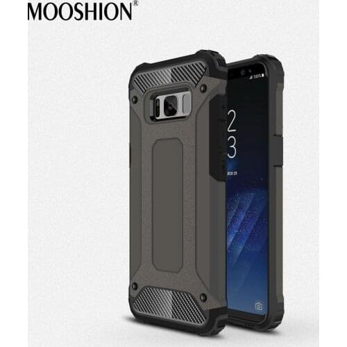 MOOSHION Shockproof cases For Samsung Galaxy S8 case Dual Layer Hybrid Armor Hard Back Case For Samsung S8 Cover Funda