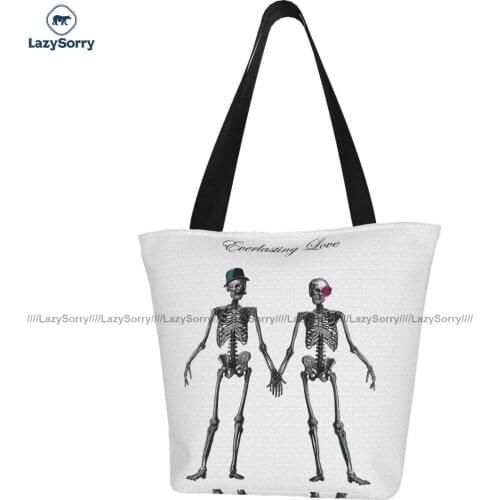 Husband Wife Shopping Bag Travel Woman Handbag Gift Aesthetic Cloth Bags