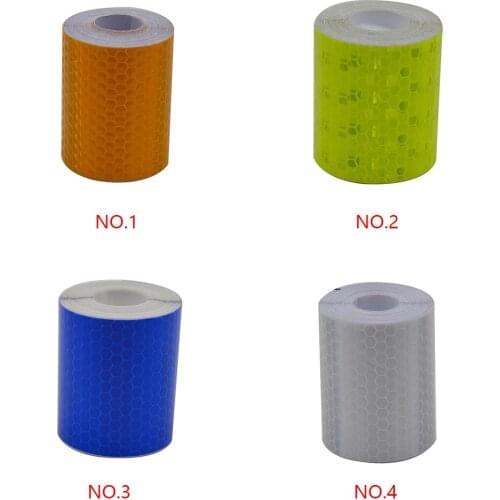 Safety Mark Reflective Tape Sticker Car Styling Self Adhesive Warning Tape Automobiles Motorcycle Decor Strip