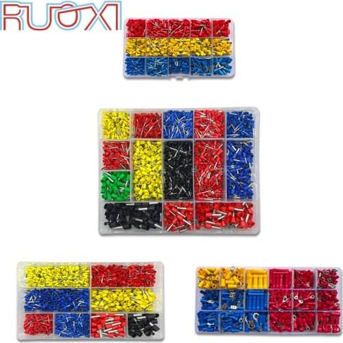 Tubular Terminal Wire Connection Terminal Terminal Boxed Terminal Set TAB2.8 4.8 6.3 Plug Spring Crimp Terminal BV:1.25 2 5.5