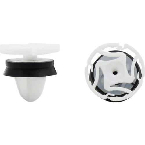 Uxcell 10 Pcs Plastic 11mm Hole Dia Car Door Fender Rivets Retainer Clips for Citroen