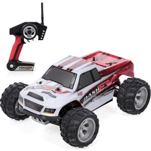 WLtoys A979-B 2.4G 1/18 RC Car 4WD 70KM/H High Speed Electric Full Proportional Big Foot Truck RC Crawler RTR Electric Smart Toy