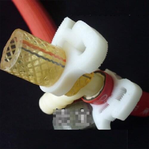 50x Hose Tube Clamp Clip Holder Dia. 17.3mm to 29.6mm Soft Pipe Snap-on Snap Adjustable Grip Collar Collar