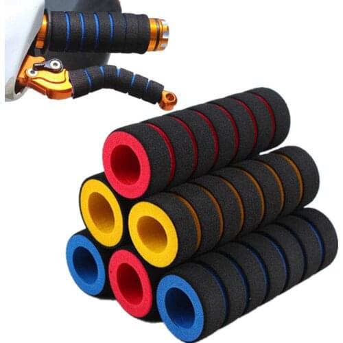 2pcs Anti-Skid Sponge bicycle handlebar grips cover Mountain Bike Handle bar Foam Grip Cycling Equipment