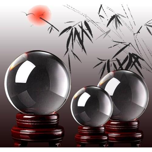 40mm Crystal Sphere Ball Contact Juggling Ball Clear Healing Ball Photography Home Decor