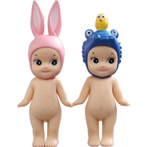 Sonny Angel Light Pink Rabbit Blue Crocodile Baby Model Toys Collectibles