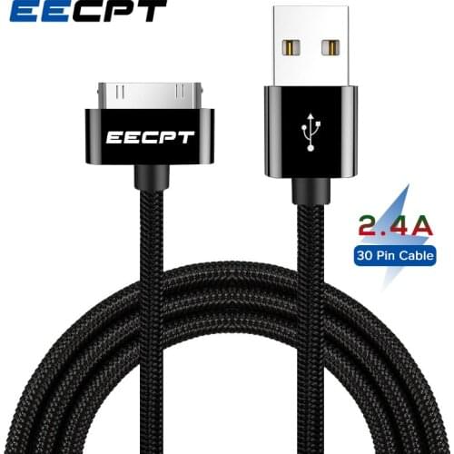 EECPT 30 Pin USB Cable for iPhone 4S 4 S 3GS iPad 1 2 3 iPod Nano iTouch Charger Cable Fast Charging Data Sync Wire Adapter Cord