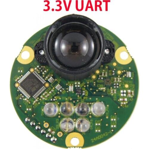 Leddar One Lidar light weight reasonably priced lidar with 40m range 70hz update rate 3-degree diffuse beam 3.3V UART Pixhawk