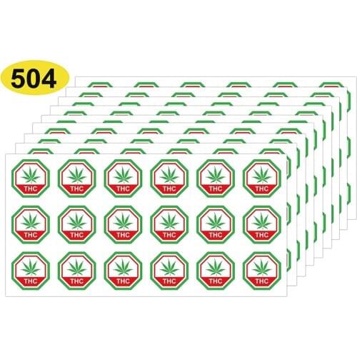 Medical Labels, 25mm 1 Inch Square Warning Stickers 504 Labels Medical Warning Labels Keep Out of Reach of Children