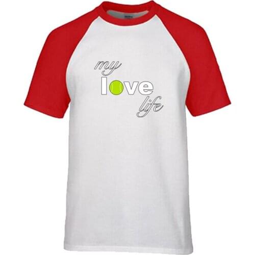 My Love Life Tennis Men t-shirts t shirts tshirts Hemp Army 220gsm Overruns Transfers Hoodie With pocket Girls Round neck Spirit