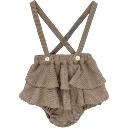 New Baby Sling Pants Bag Fart Clothing Baby Jumpsuit Suspenders Silicone Doll Clothes Cotton