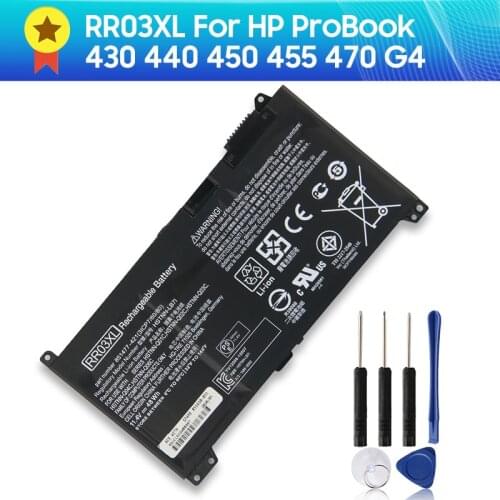 Original Replacement Battery RR03XL HSTNN-LB7I For HP ProBook 430 440 450 455 470 G4 Genuine Battery 4210mAh 11.4V 48Wh