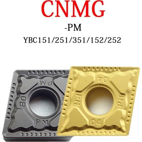 CNC Original Carbide Inserts CNMG PM CNMG090304 CNMG090308 CNMG120404 CNMG120408 YBC152 For Turning Tool Holder Processing Steel