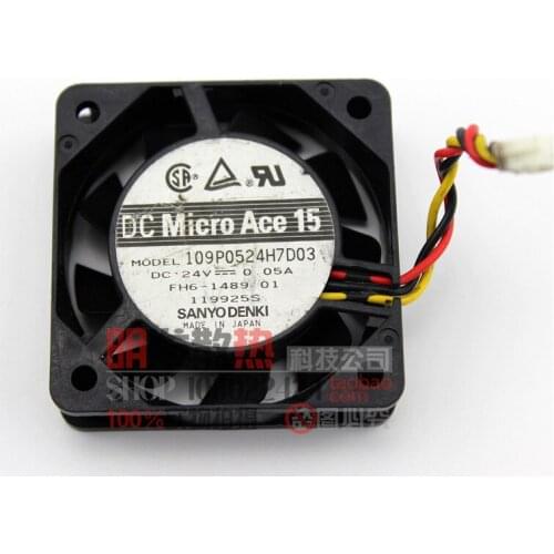 Original 5015 24V 0.05A 109P0524H7D03 Industrial inverter cooling fan