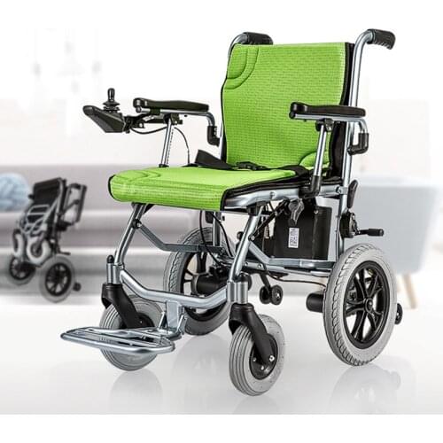 Portable Folding Lightweight Mobility Electric Power Wheelchair For The Elderly People Disabled Aged Wheelchair