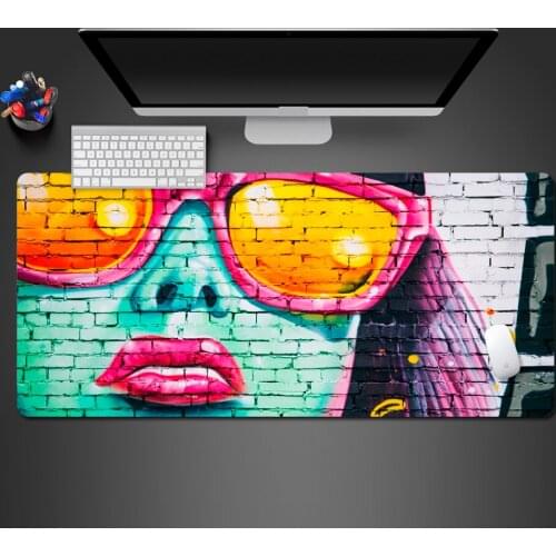Personality FashionStreet Girl Mouse Pad Professional High Quality PC Game Mouse Pad Computer Keyboard Pad Gaming Mousepad