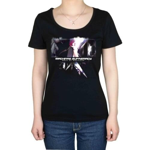 3 styles Summer Style machinae supremacy Rock band men women shirt punk death heavy black metal Gothic fitness sexy nude girl
