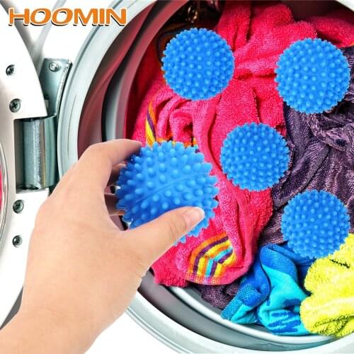 HOOMIN Laundry Balls Magic Washing Tool PVC Dryer Balls Cleaning Drying Fabric Softener Ball for Washing Machine Reusable
