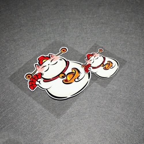 Car Styling Cool Lucky Cat Lucky Cat Ingots Auto Window Body Tail Rear Windshield Racing Motorbike Sticker Decals