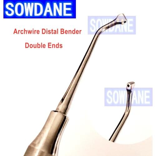 Dental Orthodontic Archiwre Distal Bender Wire Cinch Back Instrument Double Ends Dentist Tool