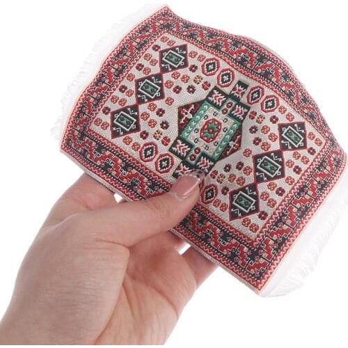 1:12 Dollhouse Miniature Turkish Carpet Rug Floor Carpet Doll House Decor