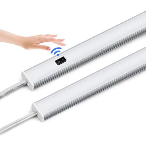 1-5pcs Smart Hand sweep Kitchen Light Series LED Cabinet Light for closet Wardrobe Bedrooms stairs Night Motion Sensor Lighting