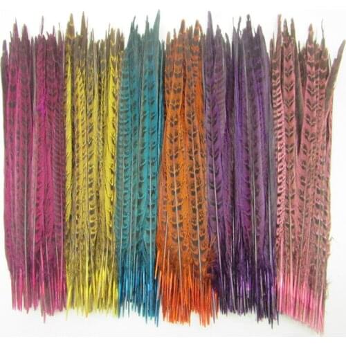 100pcs/lot Female Pheasant Tail Feathers 25-30cm/10-12inches Natural Pheasant Feathers For Crafts Wedding Decorations Carnival