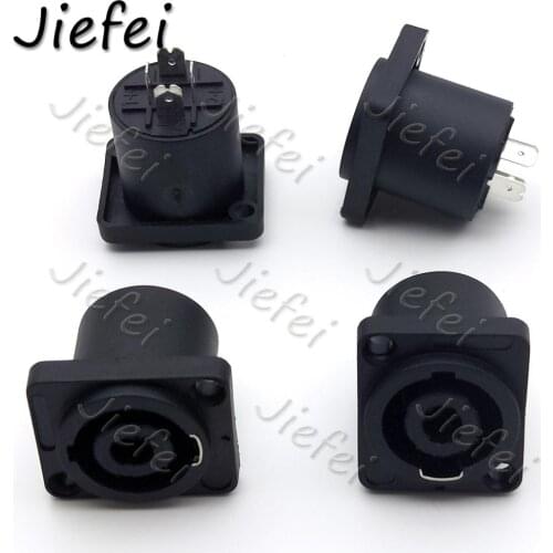1000pcs Speakon 4 Pin Female Jack Compatible Audio Cable adapter New