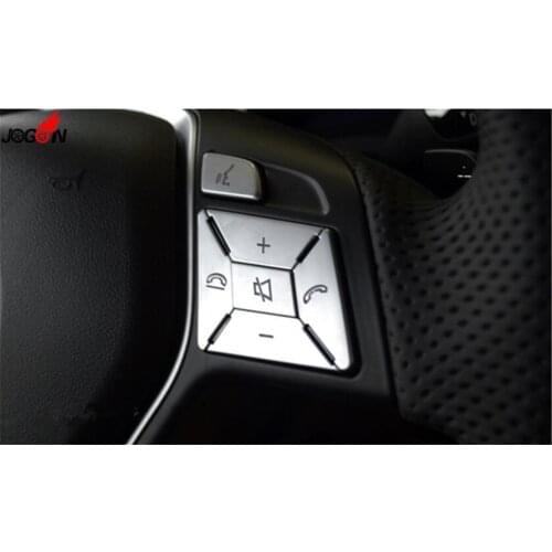 12pcs Console Steering Wheel Panel Switch Trim Sticker For Mercedes Benz A B W176 W246 C E W204 SLK ML GL W166 SL CLA C117 GLA