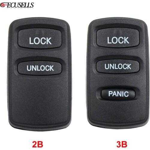 2/3 Button Remote Key Shell Case Housing for Mitsubishi Lancer Outlander Endeavor Eclipse Galant Diamante Montero Montero Sport