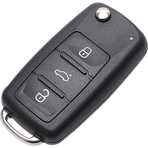 3 Buttons Remote Flip Blank Car Keys for Beetle/Caddy/Eos/Golf/Jetta/Polo/Scirocco/Tiguan/Touran/UP For VW Car Key Shell