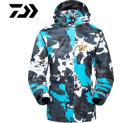 Daiwa Fishing Clothes Breathable Fly Fishing Jacket Waterproof Wading Huting Fishing Wader Jacket Clothes Fishing Outerwear
