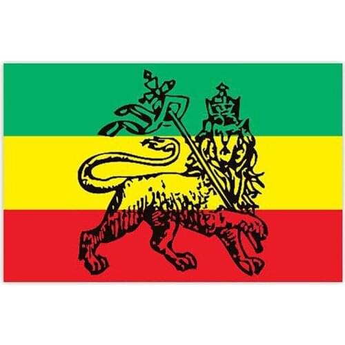 Dawasaru 13cm x 8.4cm Bob Marley Reggae Flag Sticker Decal Paddle Board Kayak Canoe Boat Car Truck Vinyl Stickers Car Styling