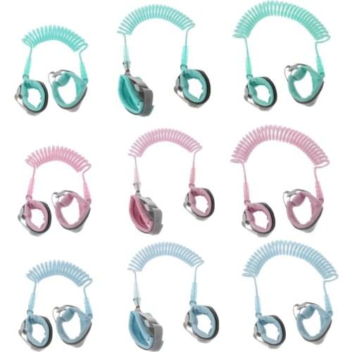 Adjustable Kids Safety Harness Child Wrist Leash Anti-lost Link Children Belt Walking Assistant Baby Walker Wristband 1.5/2/2.5M